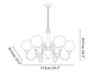 Bellamy Travertine Chandelier