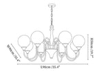 Bellamy Travertine Chandelier