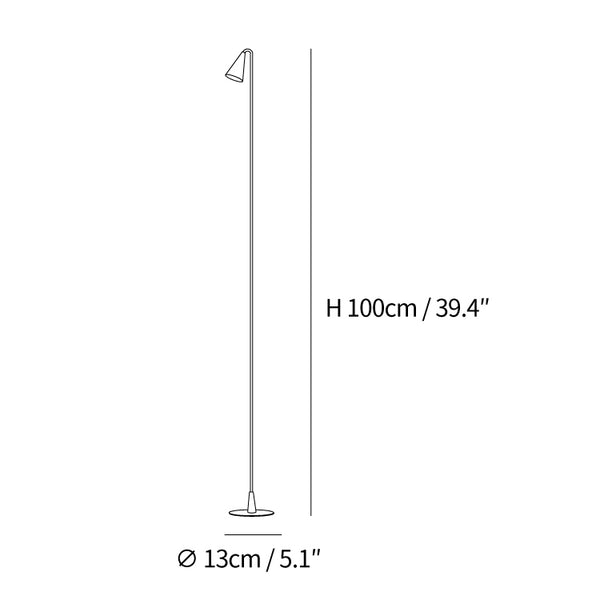 Bellflower Outdoor Floor Lamp