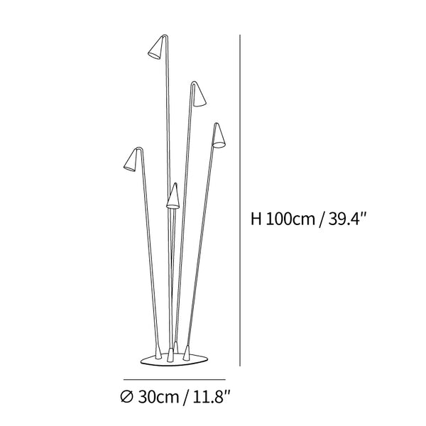 Bellflower Outdoor Floor Lamp