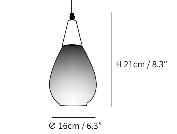 Besnier Glass Pendant Light