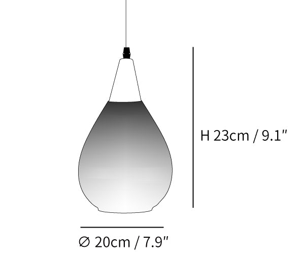 Besnier Glass Pendant Light