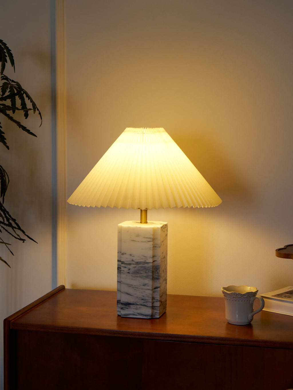 Bianca Marble Table Lamp
