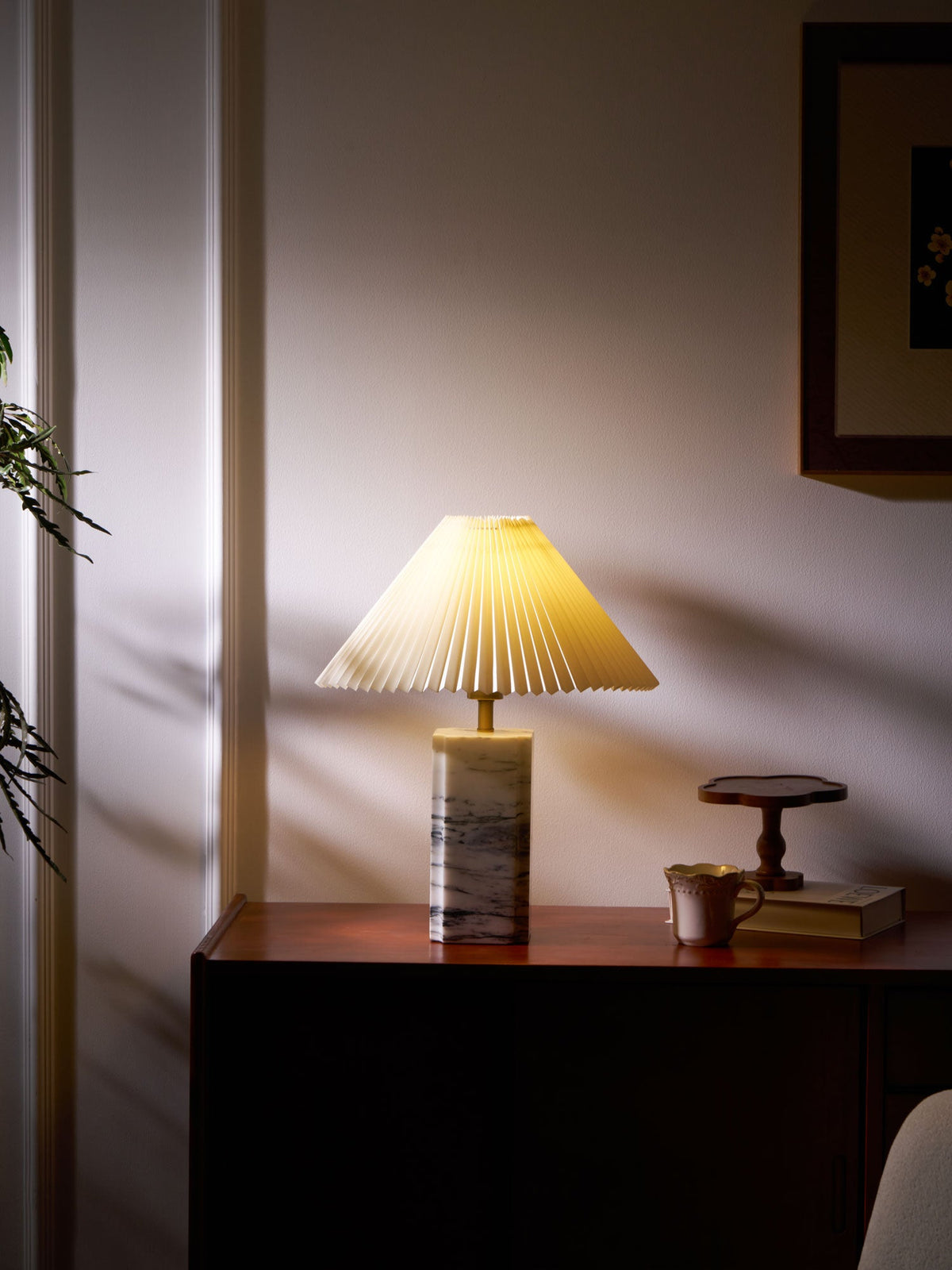 Bianca Marble Table Lamp