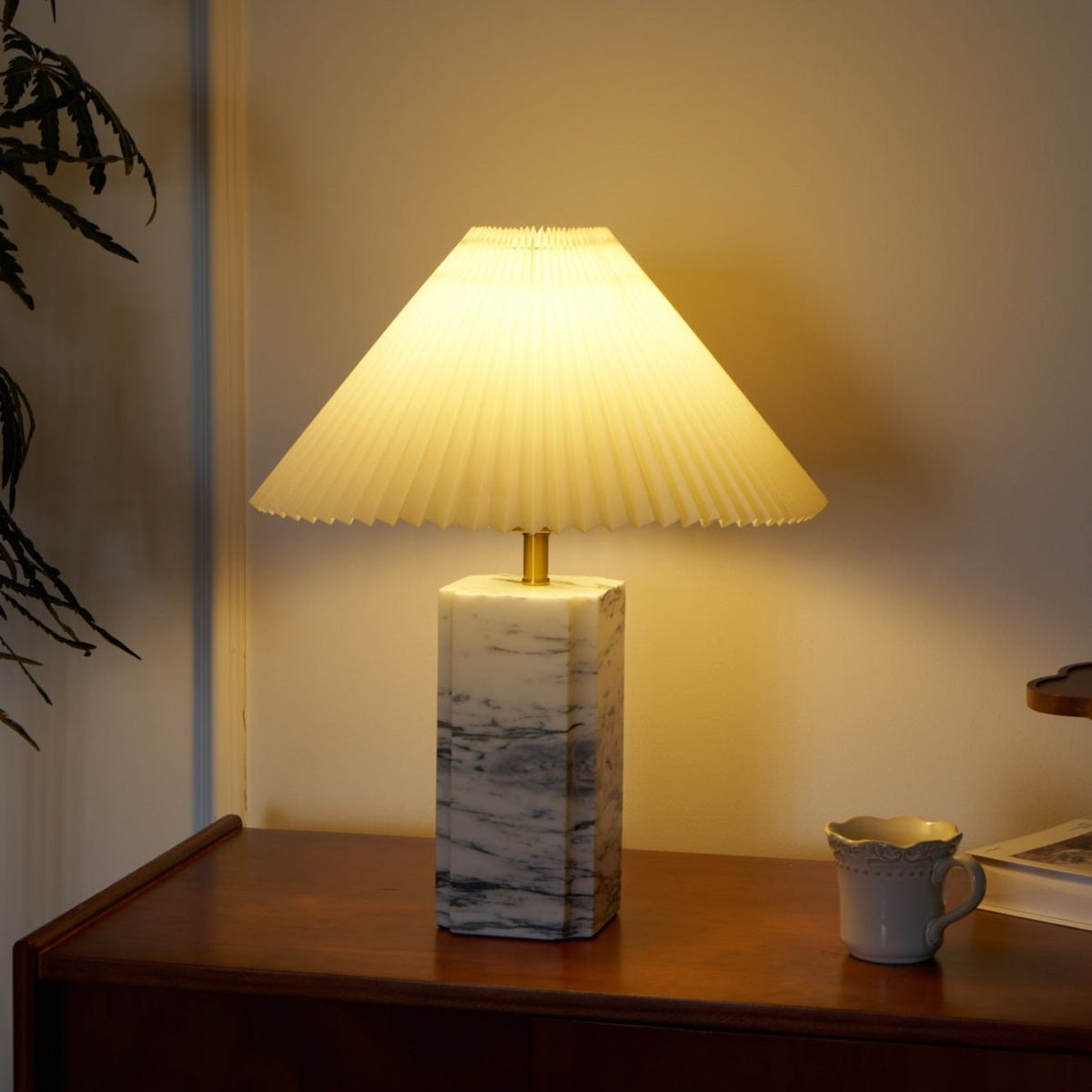 Bianca Marble Table Lamp