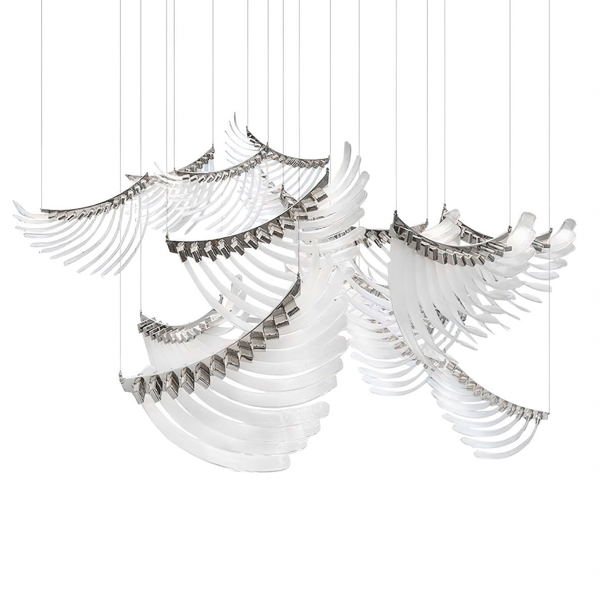Bird Feather Wings Chandelier