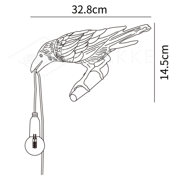 Bird Wall Light