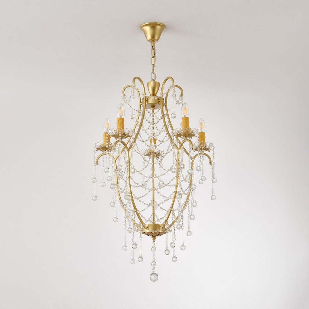Crystal Birdcage Chandelier