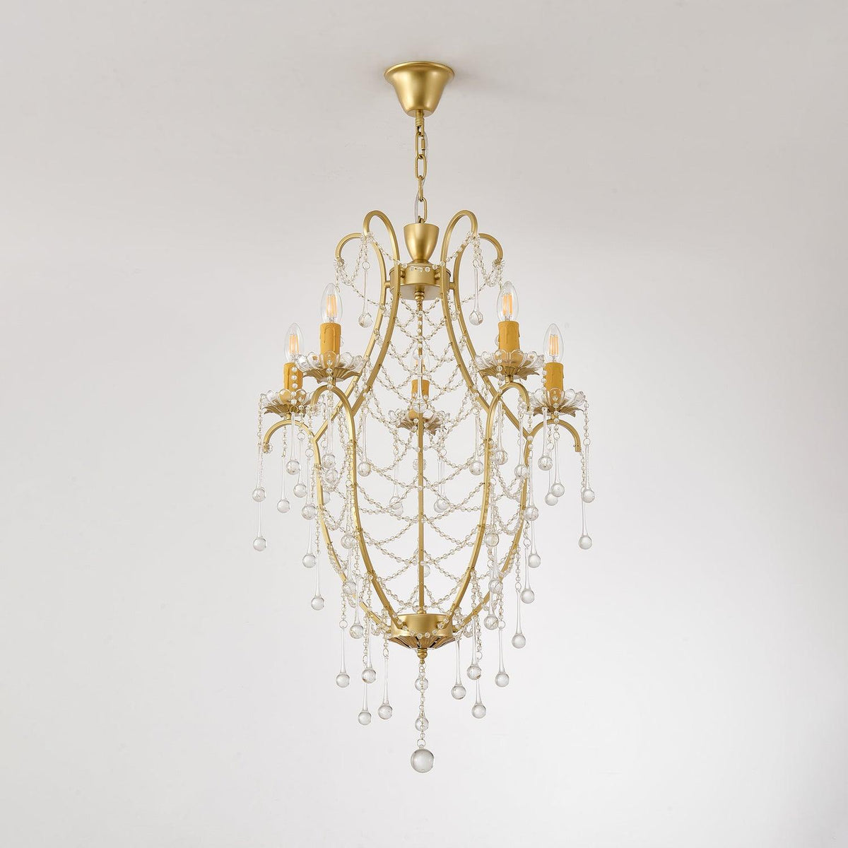 Crystal Birdcage Chandelier