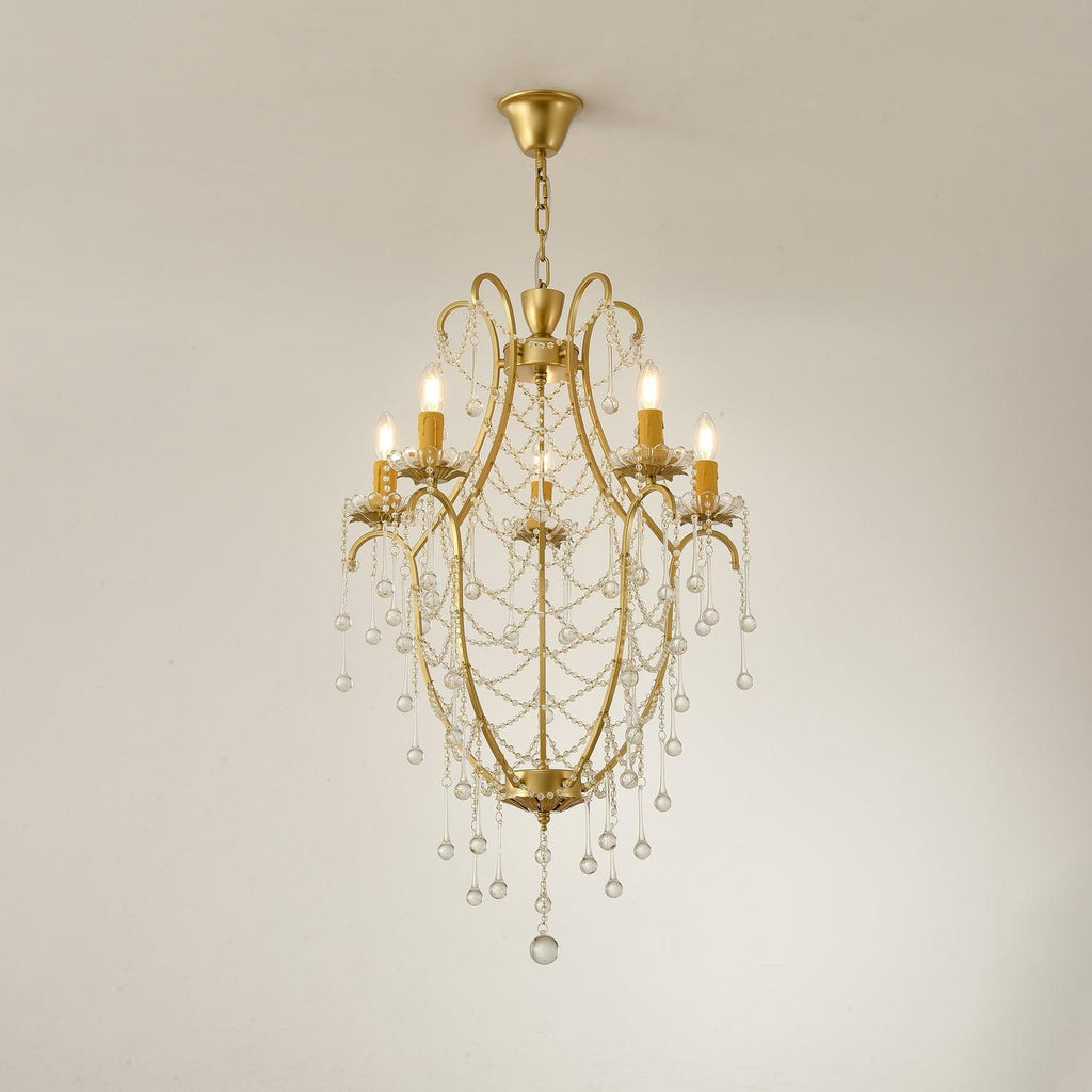 Crystal Birdcage Chandelier