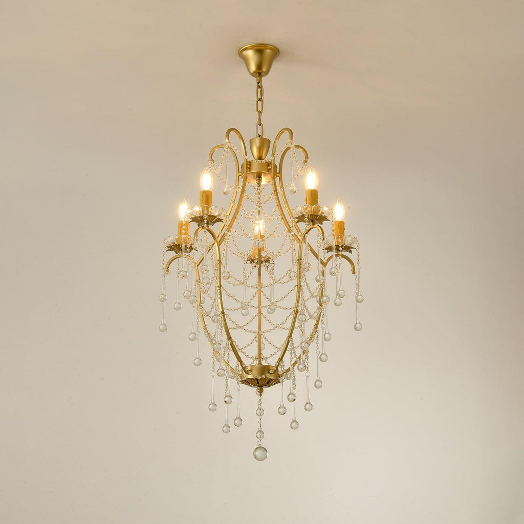 Crystal Birdcage Chandelier