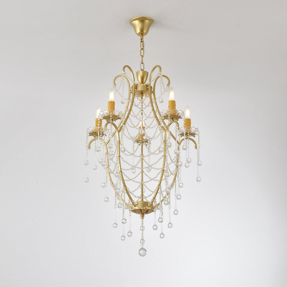 Crystal Birdcage Chandelier
