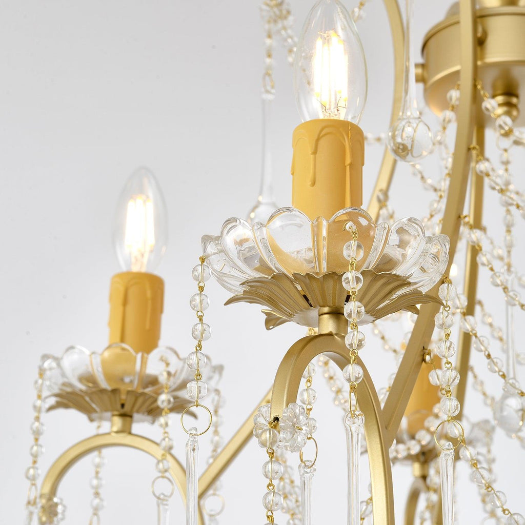 Crystal Birdcage Chandelier