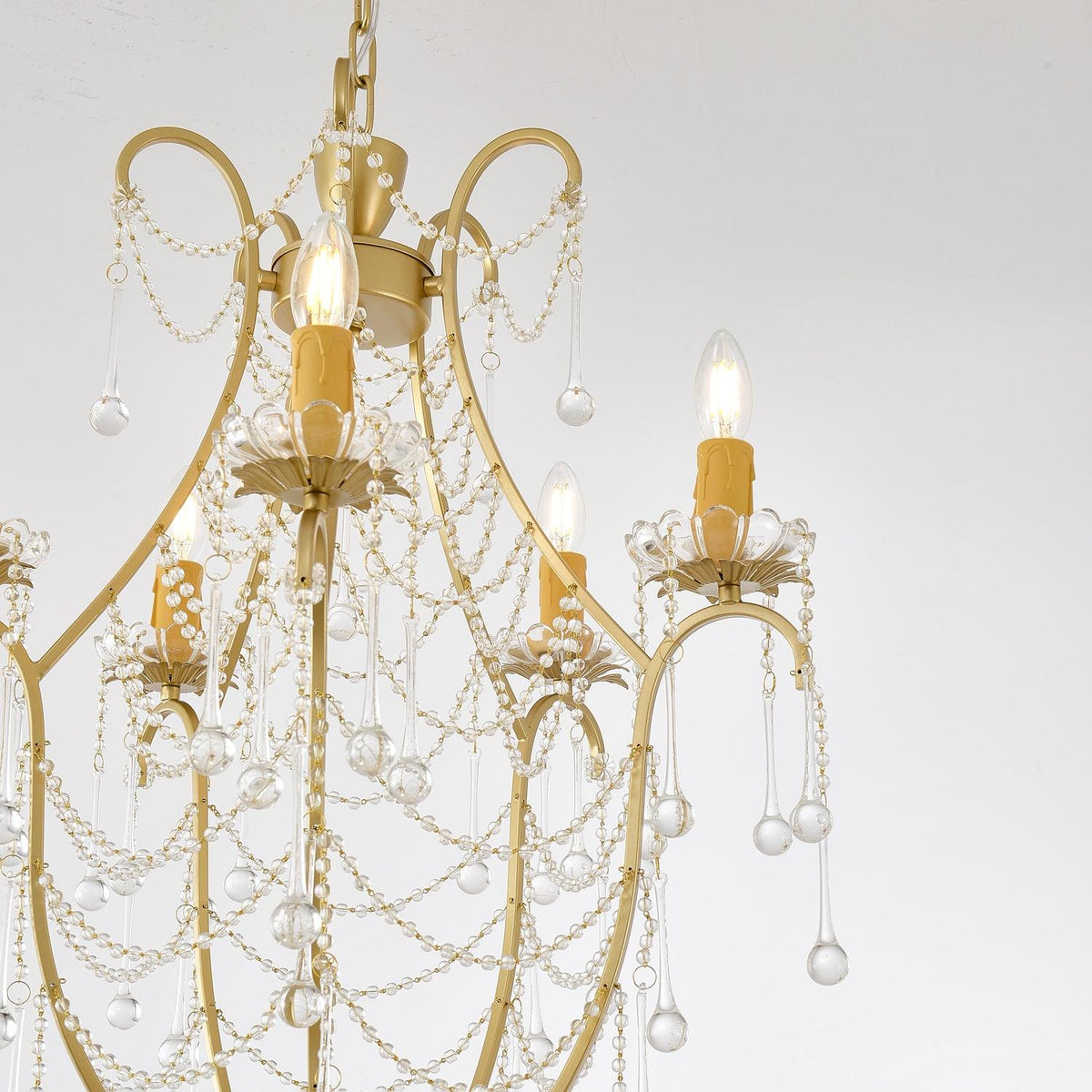 Crystal Birdcage Chandelier