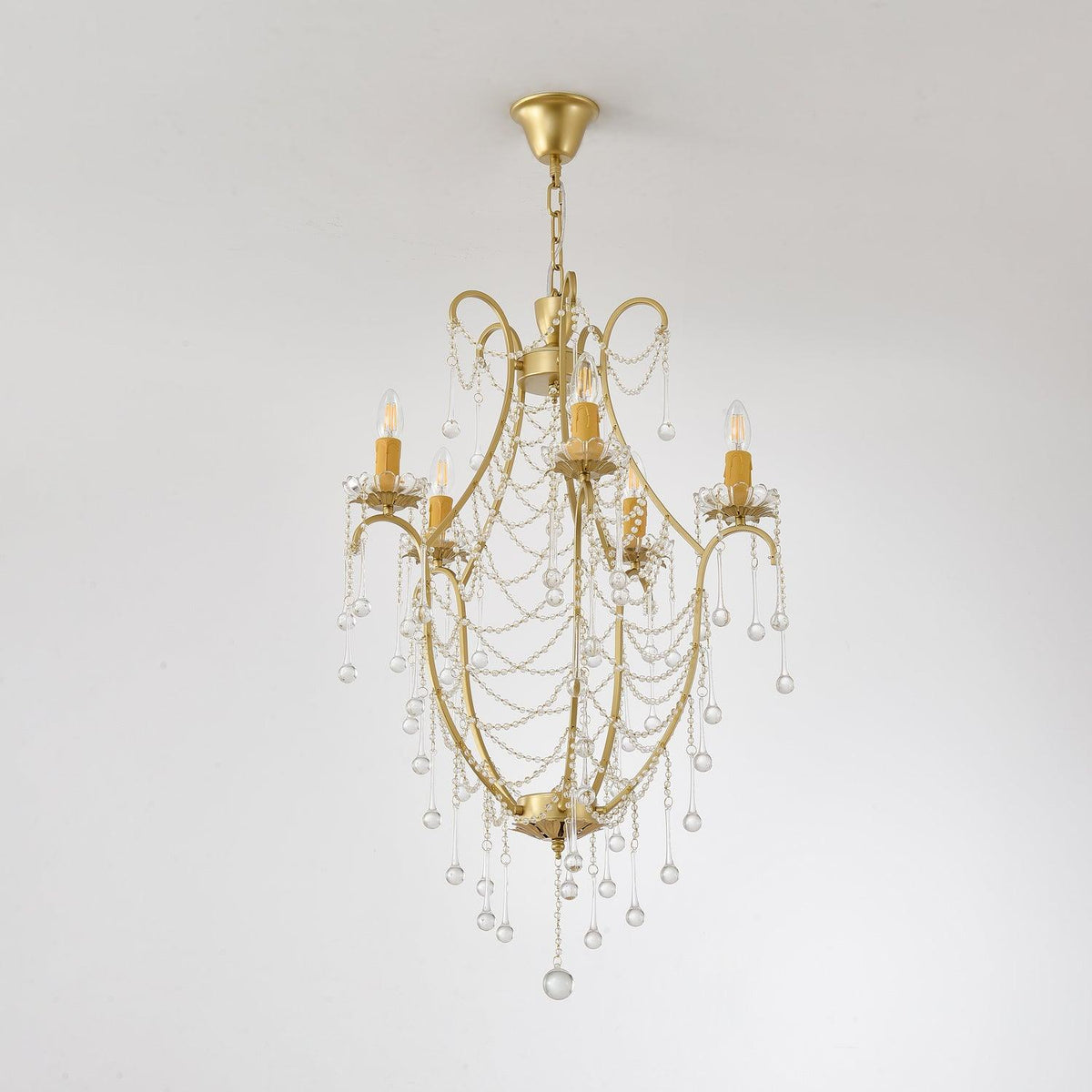 Crystal Birdcage Chandelier