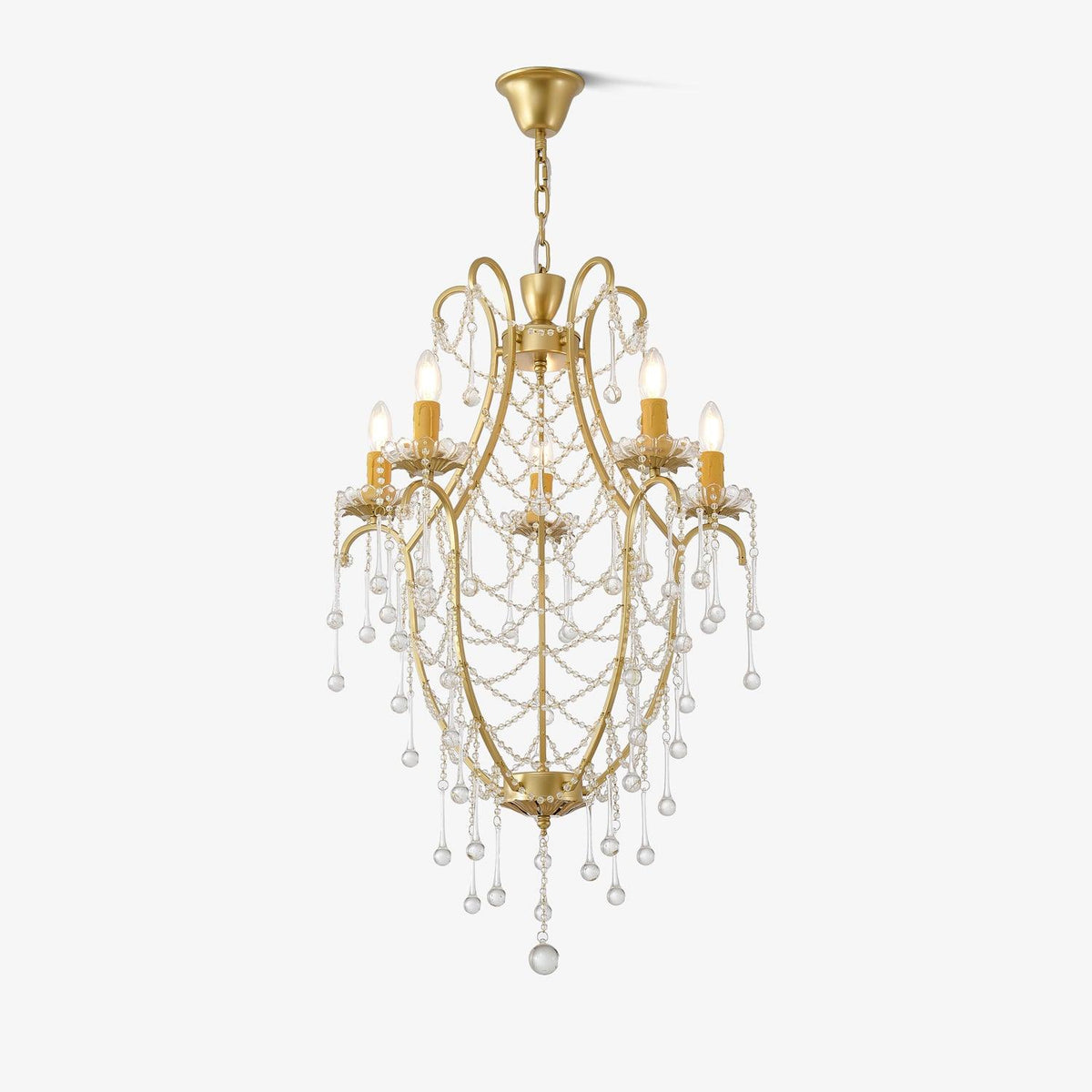 Crystal Birdcage Chandelier