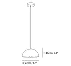 Black Arch Ceramic Pendant Lamp
