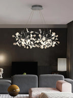 Black Big O Firefly LED Chandelier