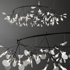 Black Big O Firefly LED Chandelier