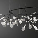 Black Big O Firefly LED Chandelier