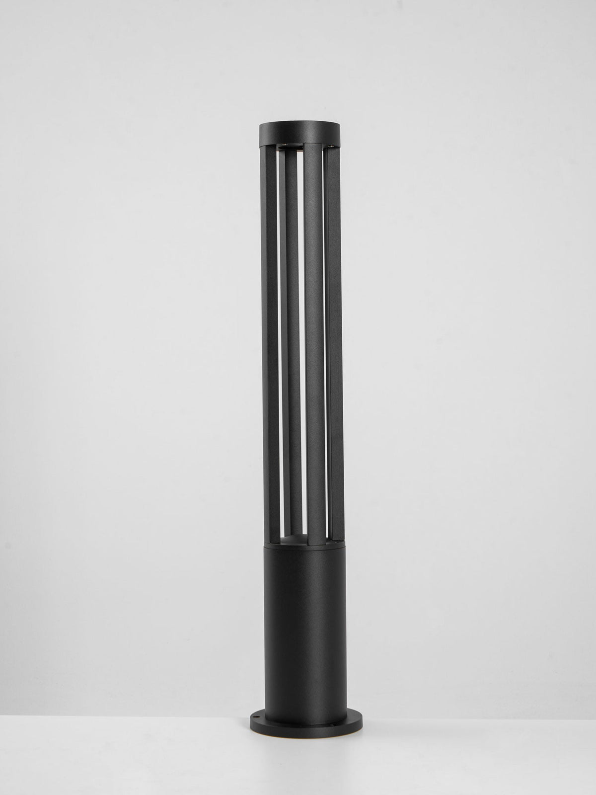 Black Cylindrical Garden Outdoor Light