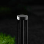 Black Cylindrical Garden Outdoor Light