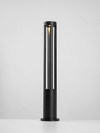 Black Cylindrical Garden Outdoor Light
