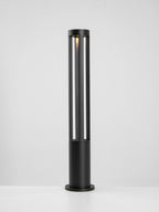 Black Cylindrical Garden Outdoor Light