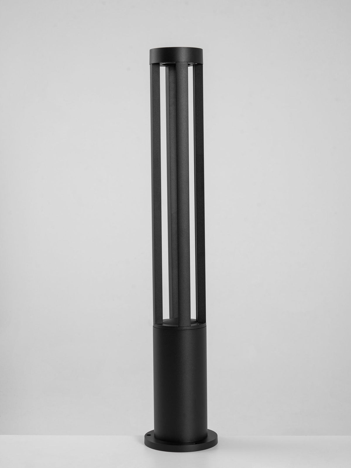 Black Cylindrical Garden Outdoor Light