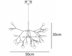 Black Firefly LED Chandelier