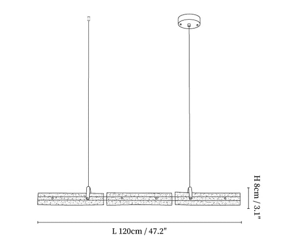 Black Ice Pendant Lamp