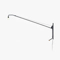 Black Long Arm Swing Arm Wall Lamp