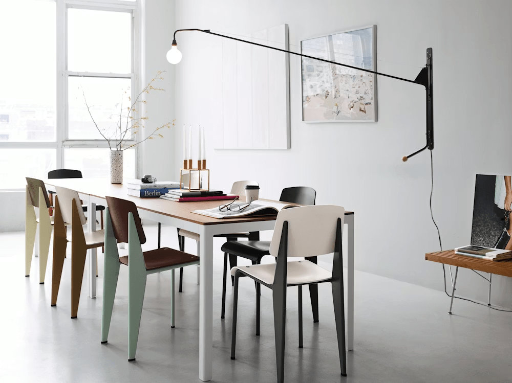 Black Long Arm Swing Arm Wall Lamp