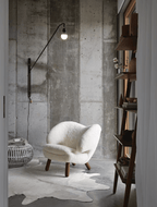 Black Long Arm Swing Arm Wall Lamp