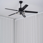 Black Vintage Ceiling Fan Light