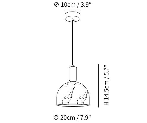 Blair Alabaster Pendant Light