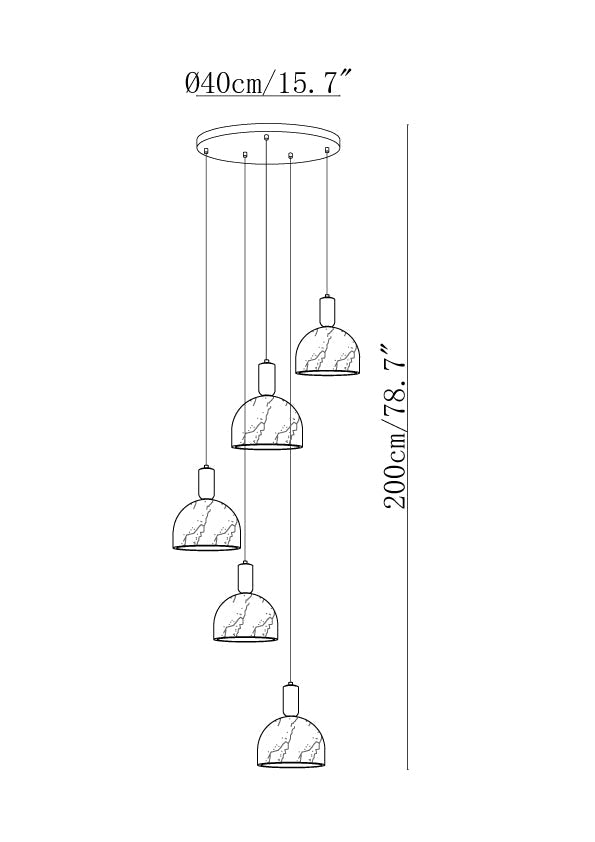 Blair Alabaster Pendant Light