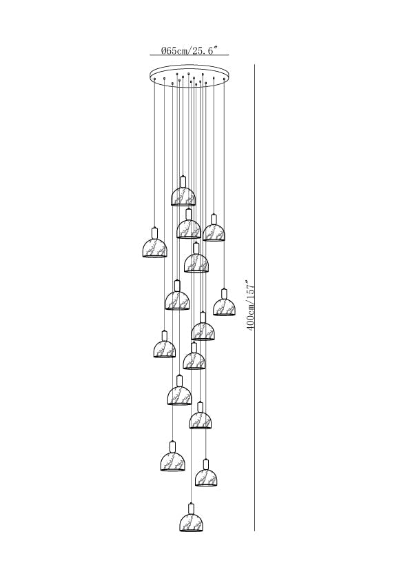 Blair Alabaster Pendant Light