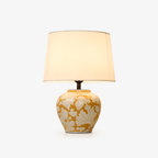 Blazing Blossom Ceramic Table Lamp