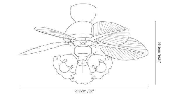 Bloom Breeze Ceiling Fan Light