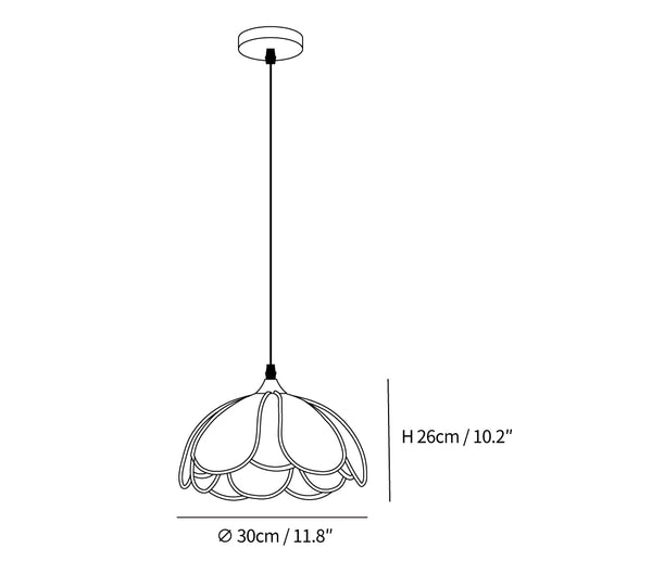 Bloom Rattan Pendant Lamp