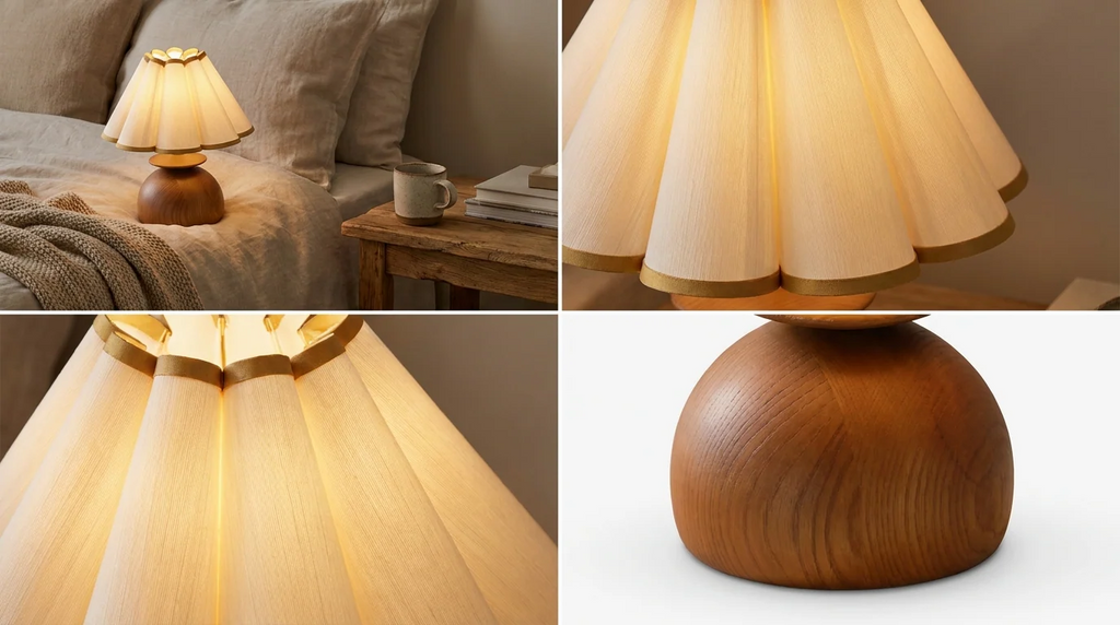 Bloom Wooden Table Lamp
