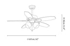 Blossom Breeze Ceiling Fan Light