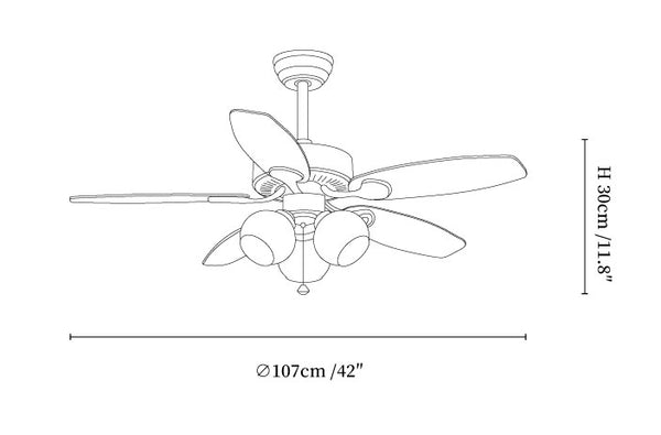 Blossom Breeze Ceiling Fan Light