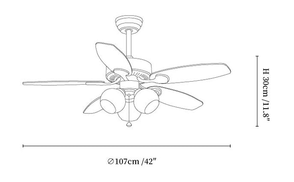 Blossom Breeze Ceiling Fan Light
