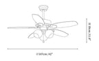 Blossom Breeze Ceiling Fan Light