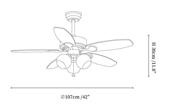 Blossom Breeze Ceiling Fan Light