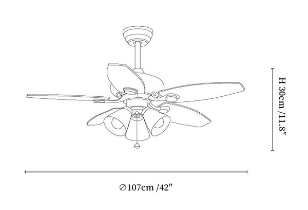 Blossom Breeze Ceiling Fan Light