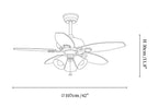 Blossom Breeze Ceiling Fan Light