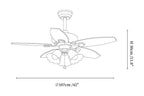 Blossom Breeze Ceiling Fan Light